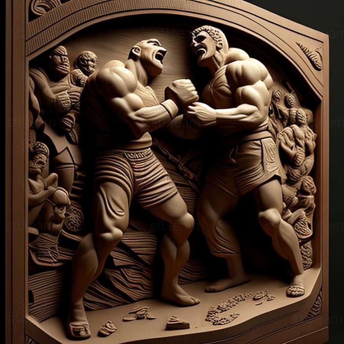 3D модель Бесспорная игра UFC 2009 (STL)